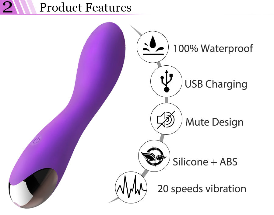 20 Speeds Clit Vibrator Sex Toys for Woman  FancyCollect   