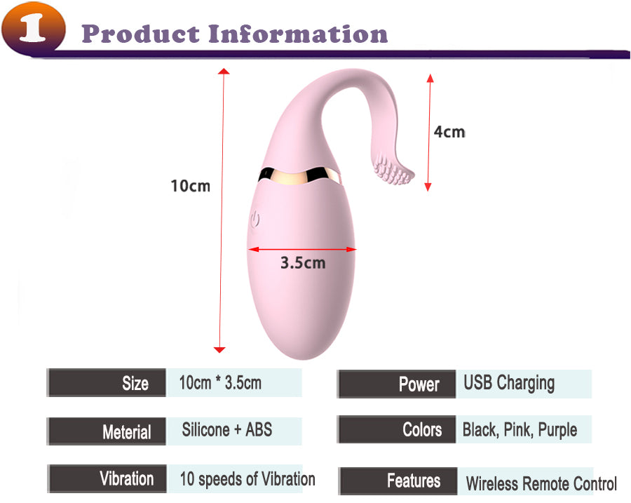 Wireless Remote Control Silicone Bullet Egg Vibrators for Women  FancyCollect   