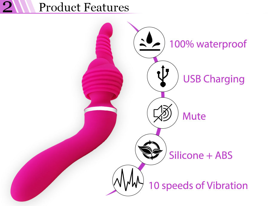 Powerful G-Spot AV Vibrator Sex Toys for Woman  FancyCollect   