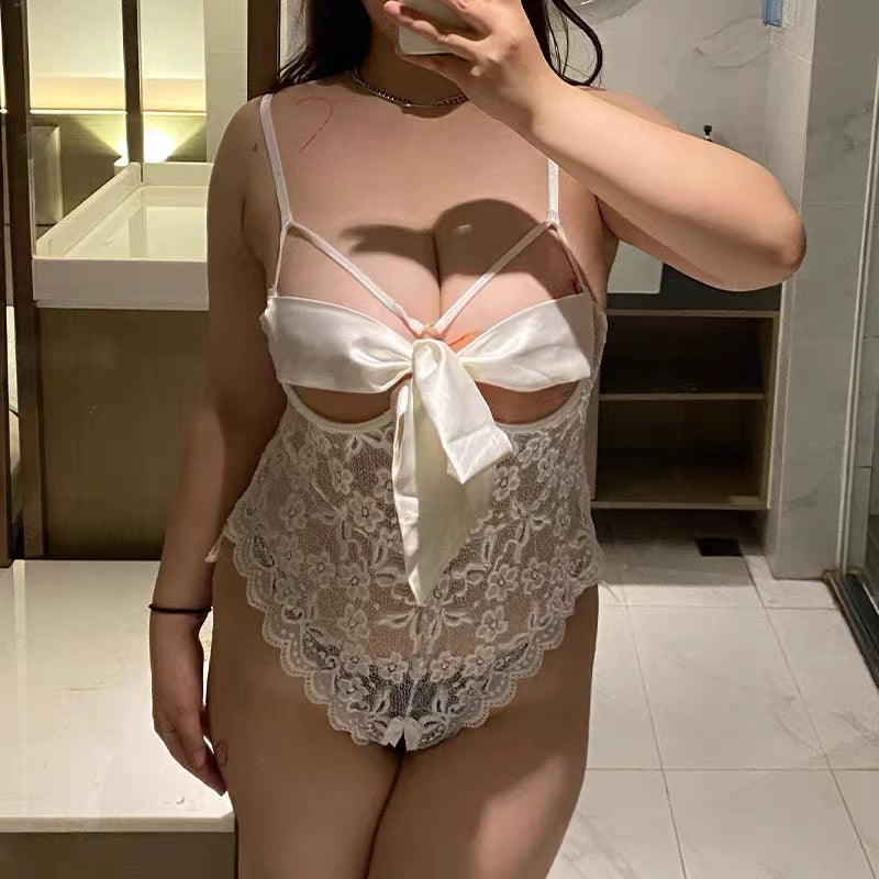 Files Tease White Sexy Bodysuit  FancyCollect XL (70-80kg) (155-175lb)  