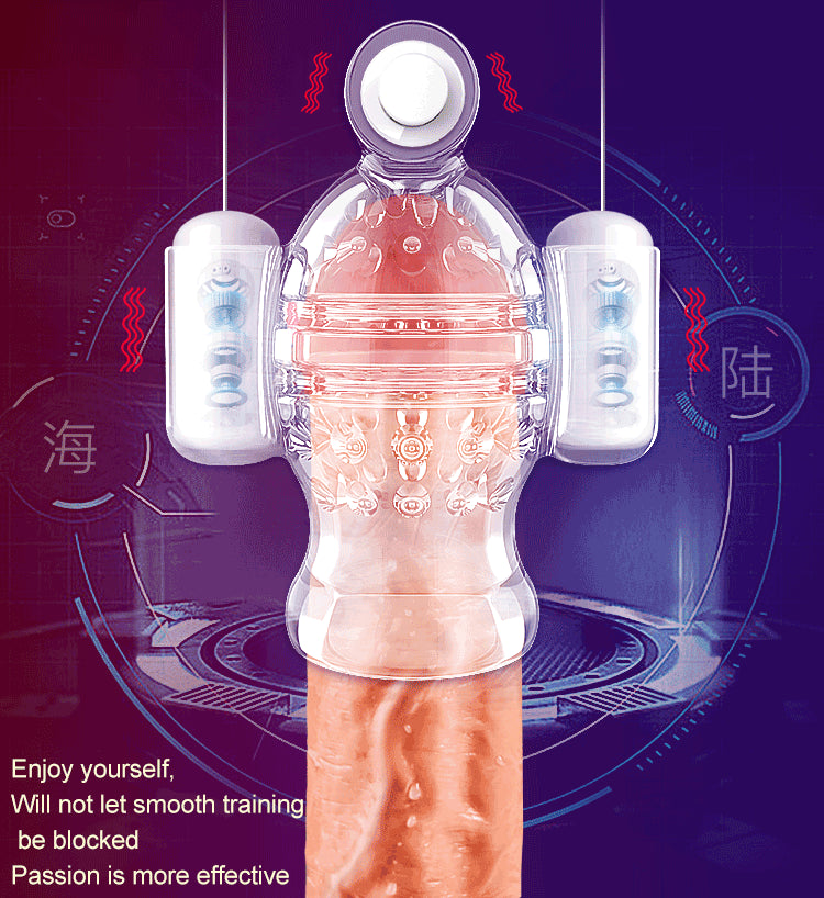 Electric Shock Glans Vibrator For Male Penis Stamina Train Masturbator  FancyCollect   