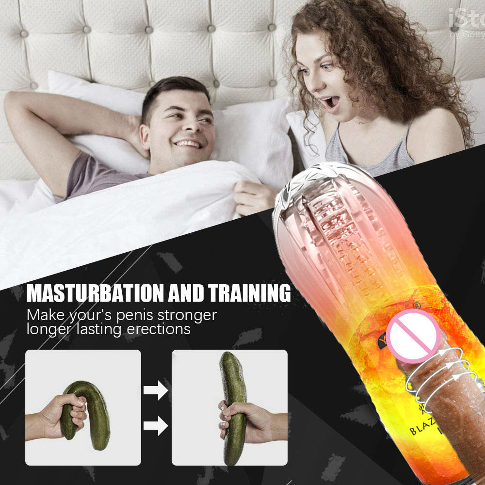 Masturbator Vibrating Massager real vagina pussy For Men  FancyCollect   